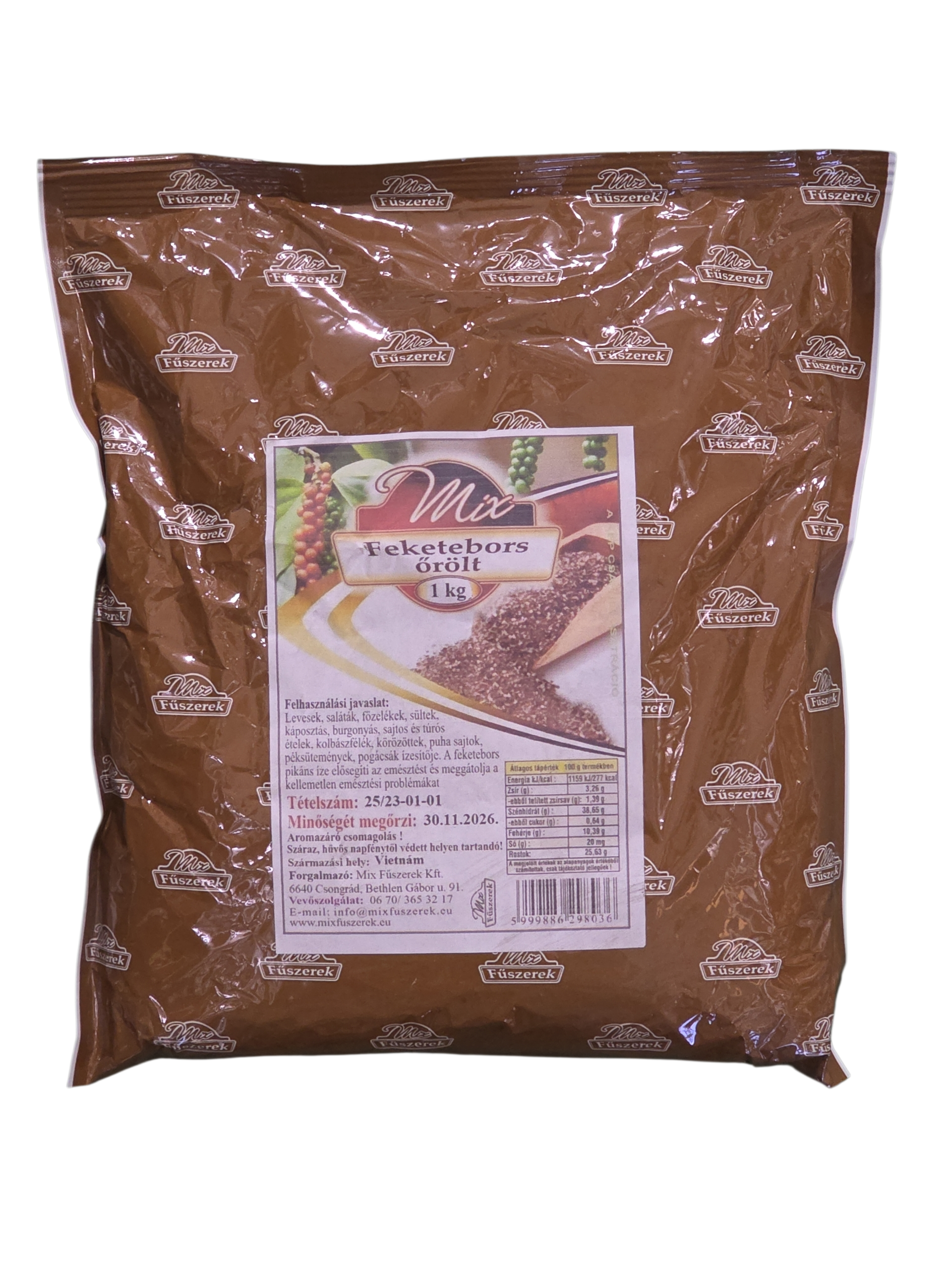 Mix feketebors őrölt 1 kg