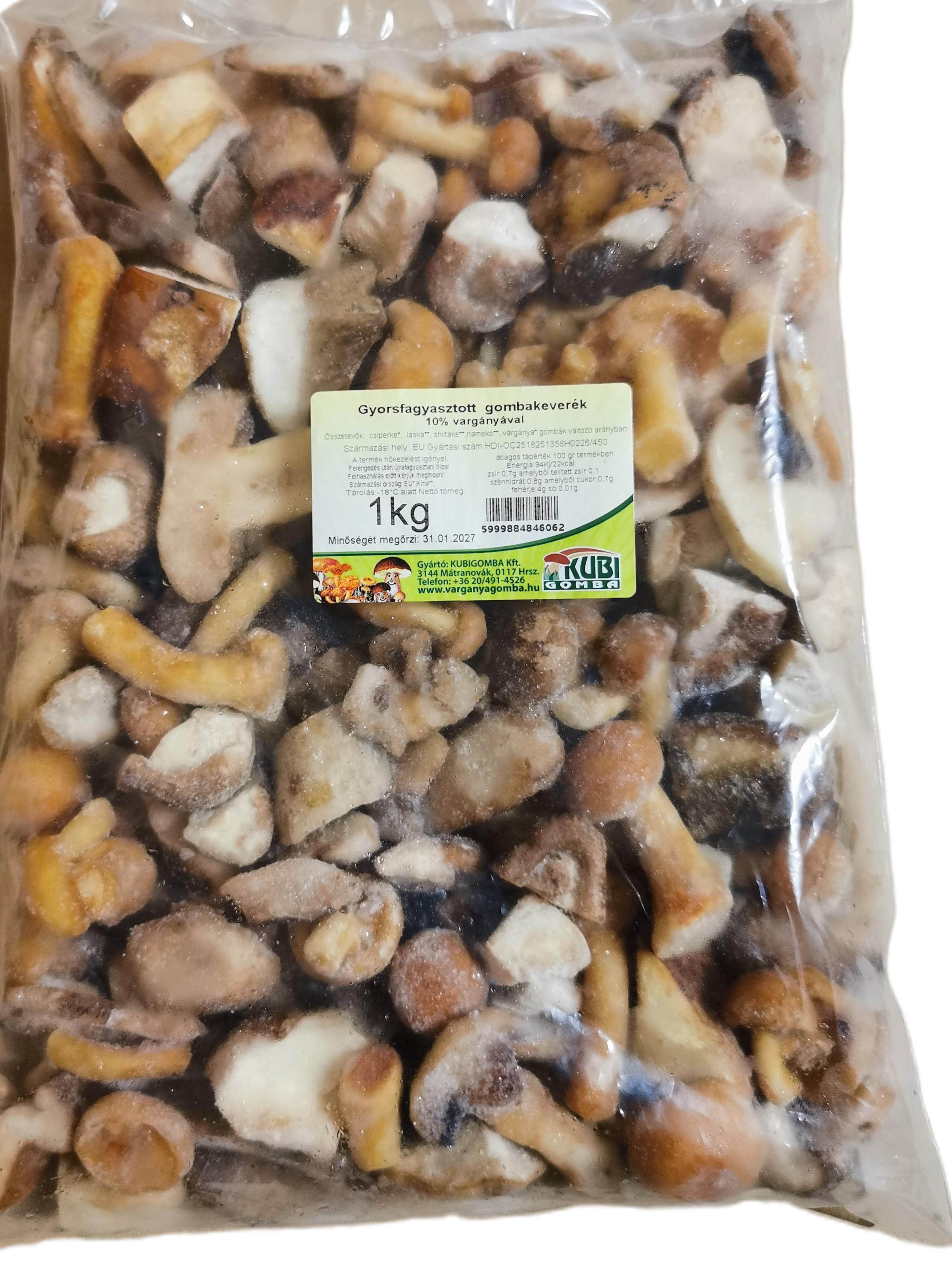 Vegyes erdei gomba mix 1.000 g mirelit
