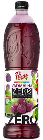 Pölöskei vadmálna szörp 50 % zero 1 l DRS PET