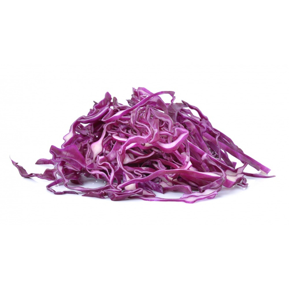 Tisztított lila káposzta reszelt /kg KÉZI FR