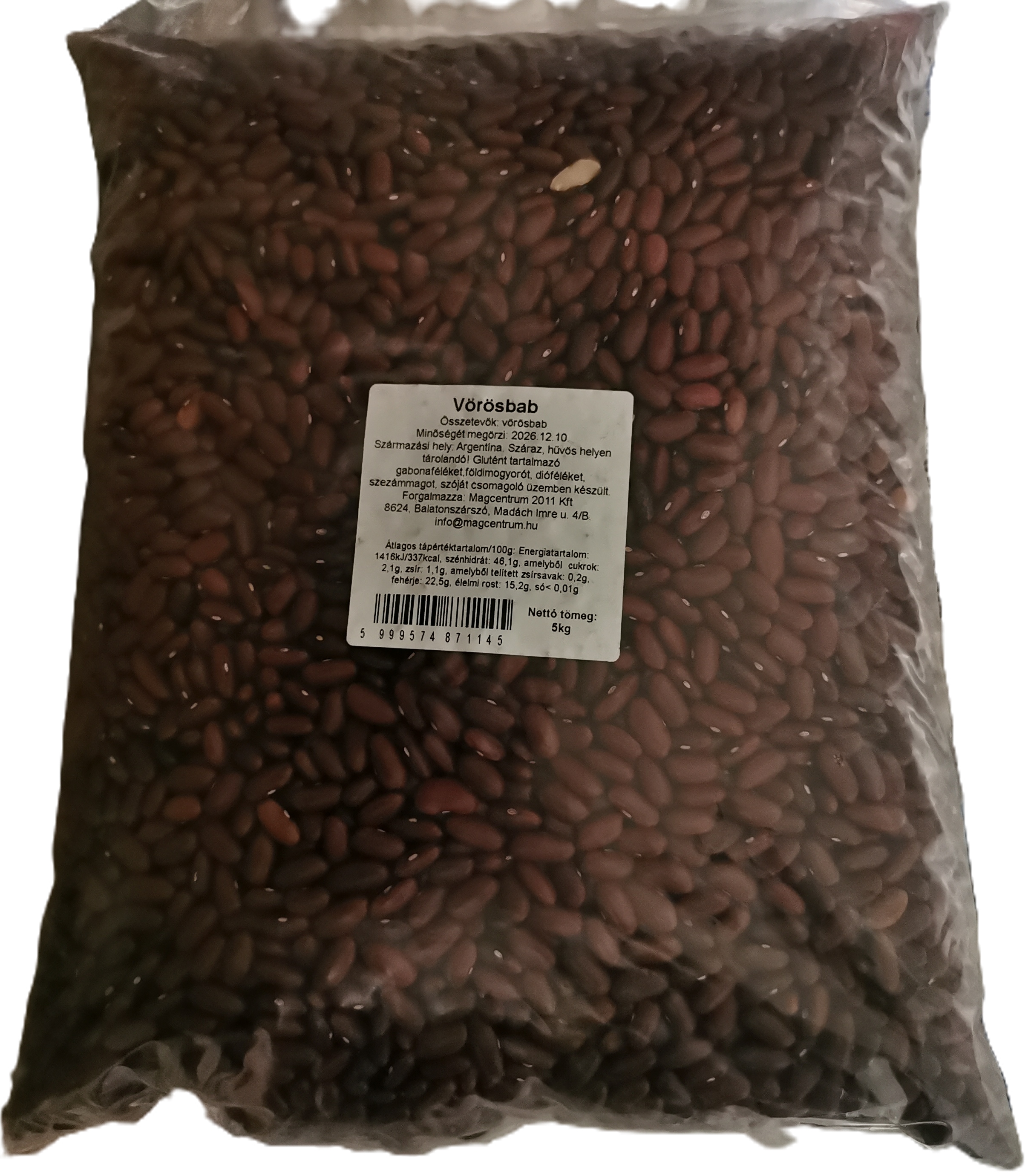 Vörösbab száraz 5 kg