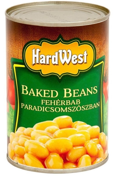 Fehérbab paradicsomos 425 ml/400 g HARDWEST