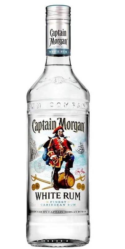 R Captain Morgan Rum White 0.7L 37.5%