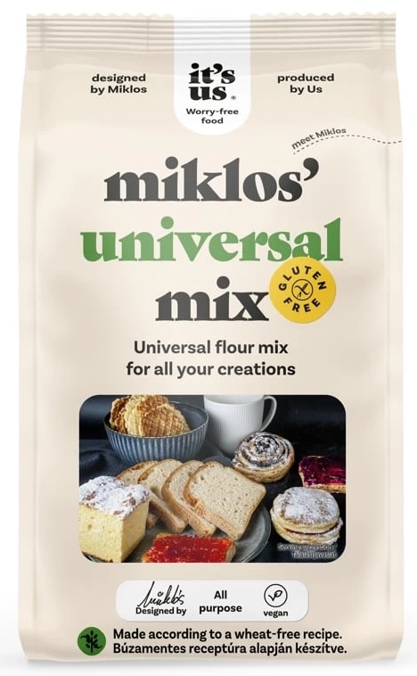 Miklos lisztkeverék gluténmentes Its Us universal 1.000 g