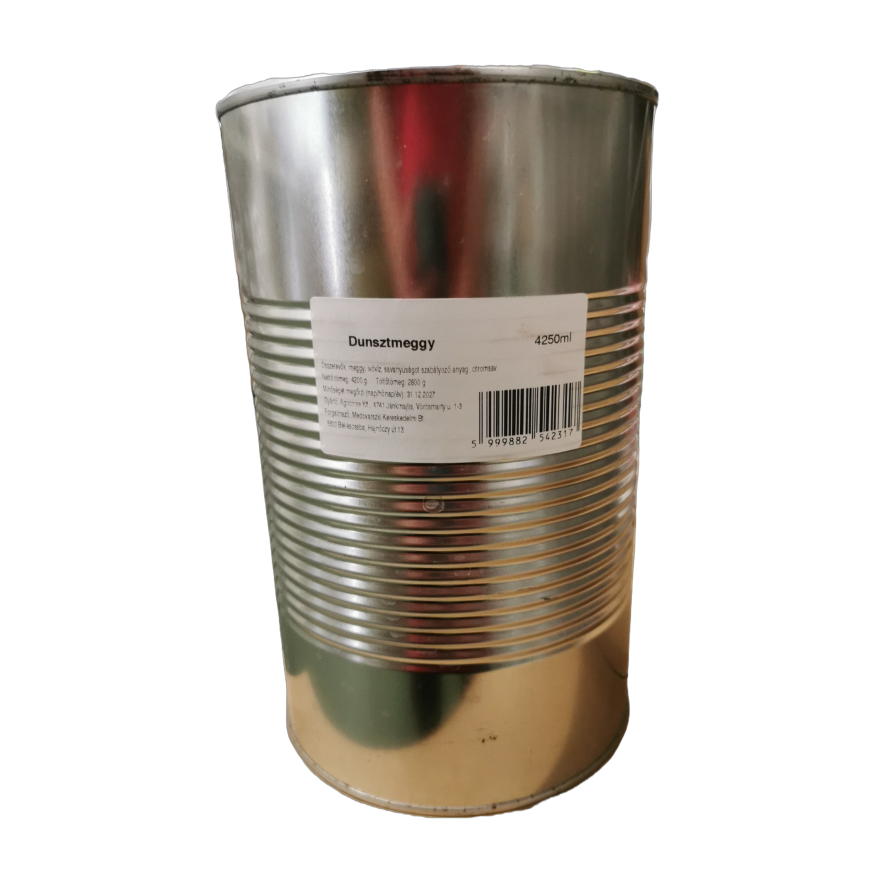 Meggybefőtt magozott fémdobozos 4.250 g MEDO