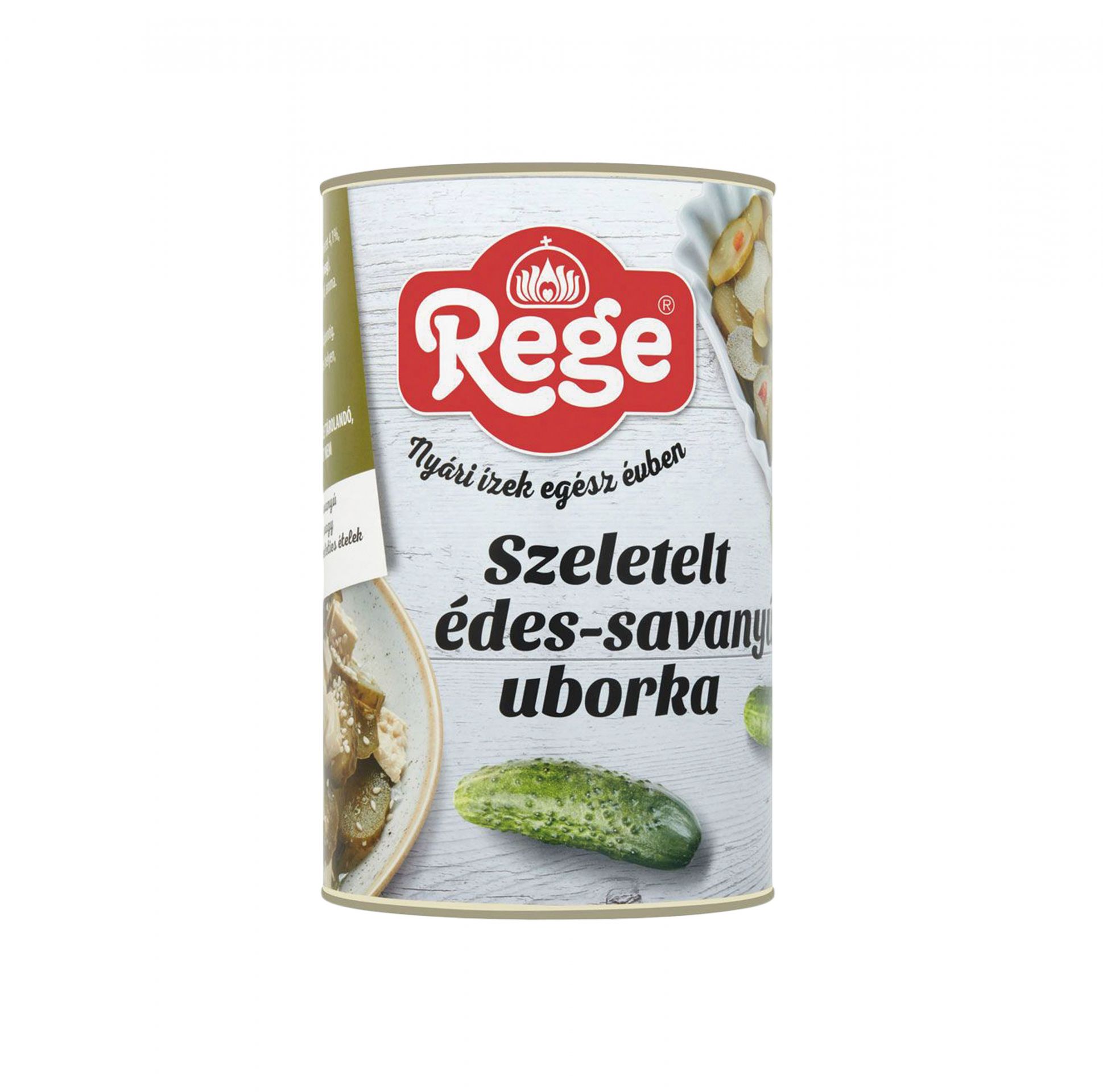 Csemege uborka szeletelt 4.100/2.100 g REGE/KREL