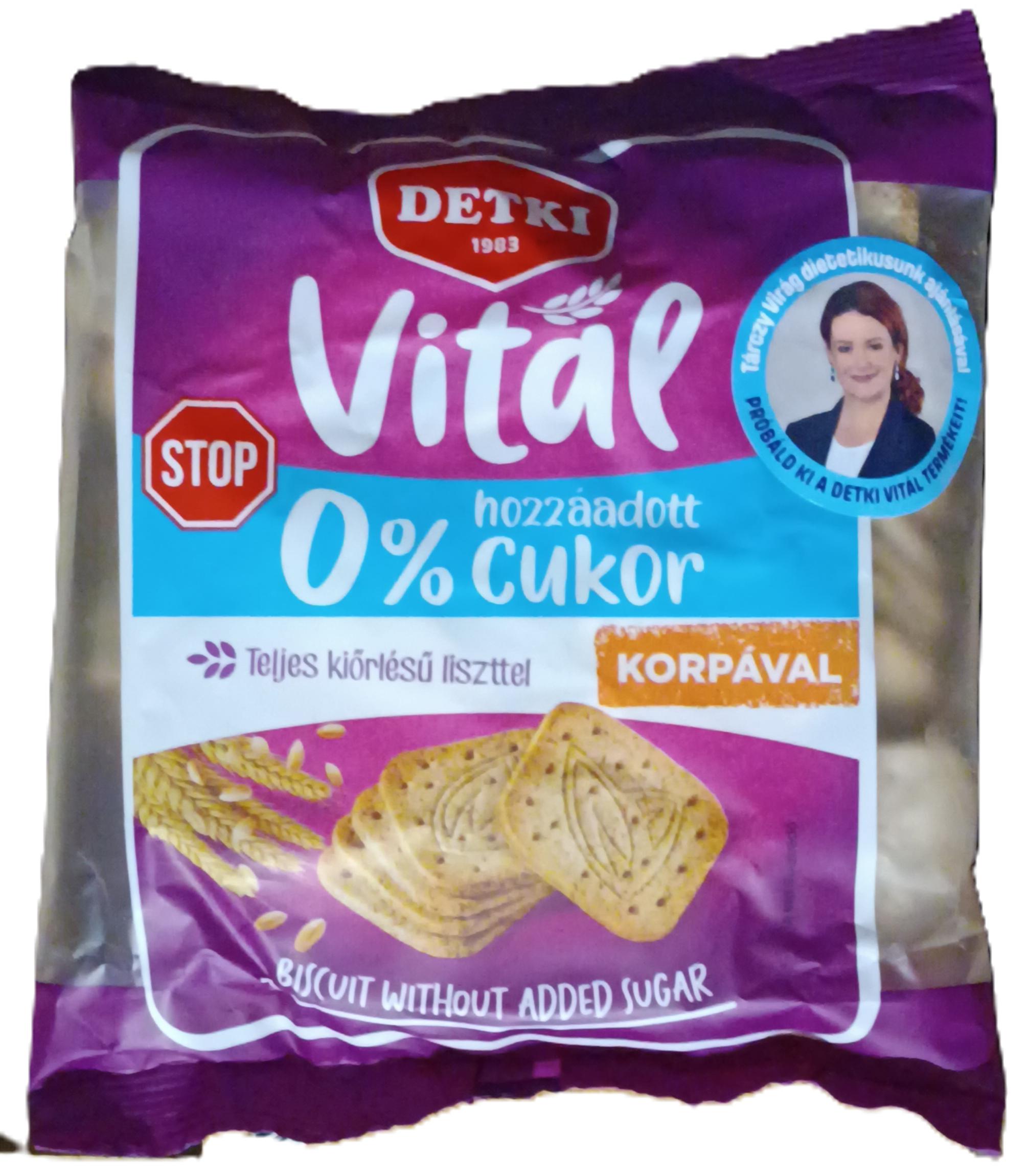 Háztartási keksz 180 g cukor stop DETKI