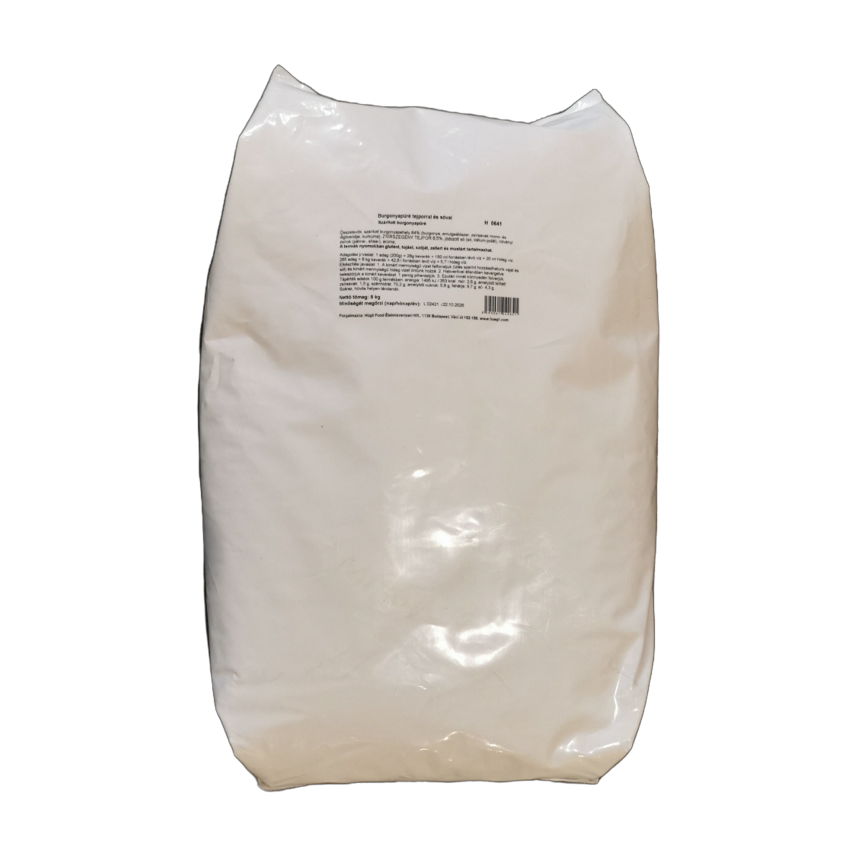 Burgonyapüré tejporral és sóval 8 kg HÜGLI