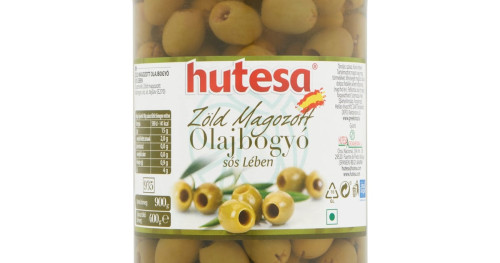 Hutesa olívabogyó zöld magozott 935/400 g