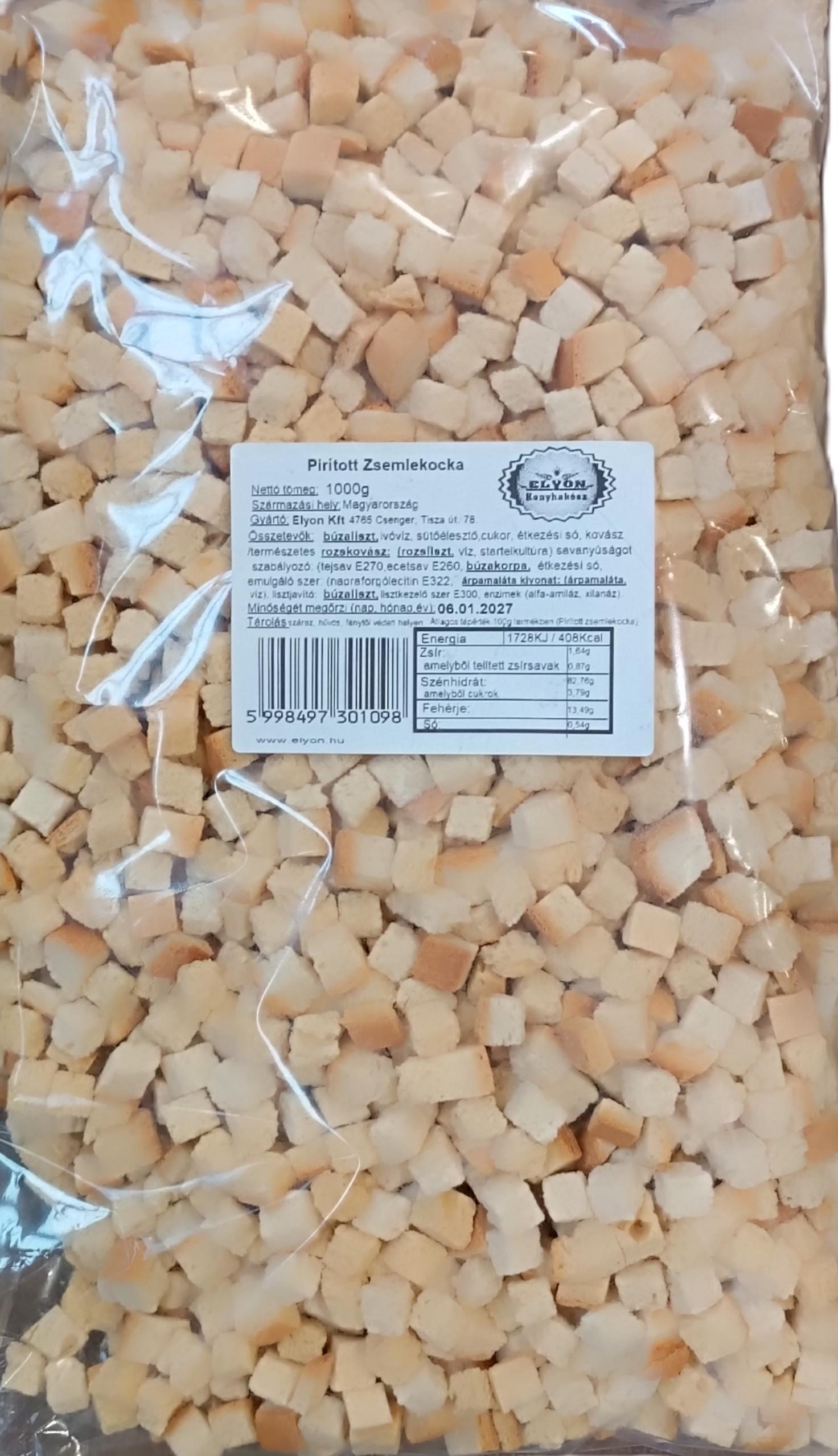 Zsemlekocka pirított 1 kg
