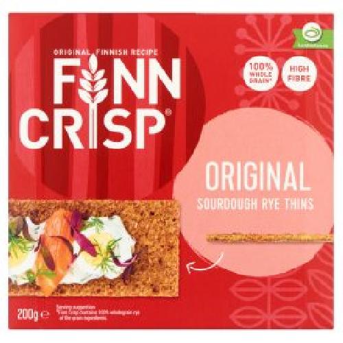 Kenyér teljes kiőrlésű ropogós 200 g (18 db/#) FINN CRISP