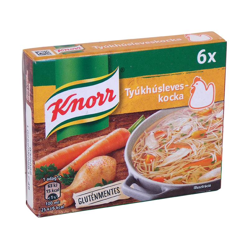 Tyúkhúsleves kocka 60 g KNORR