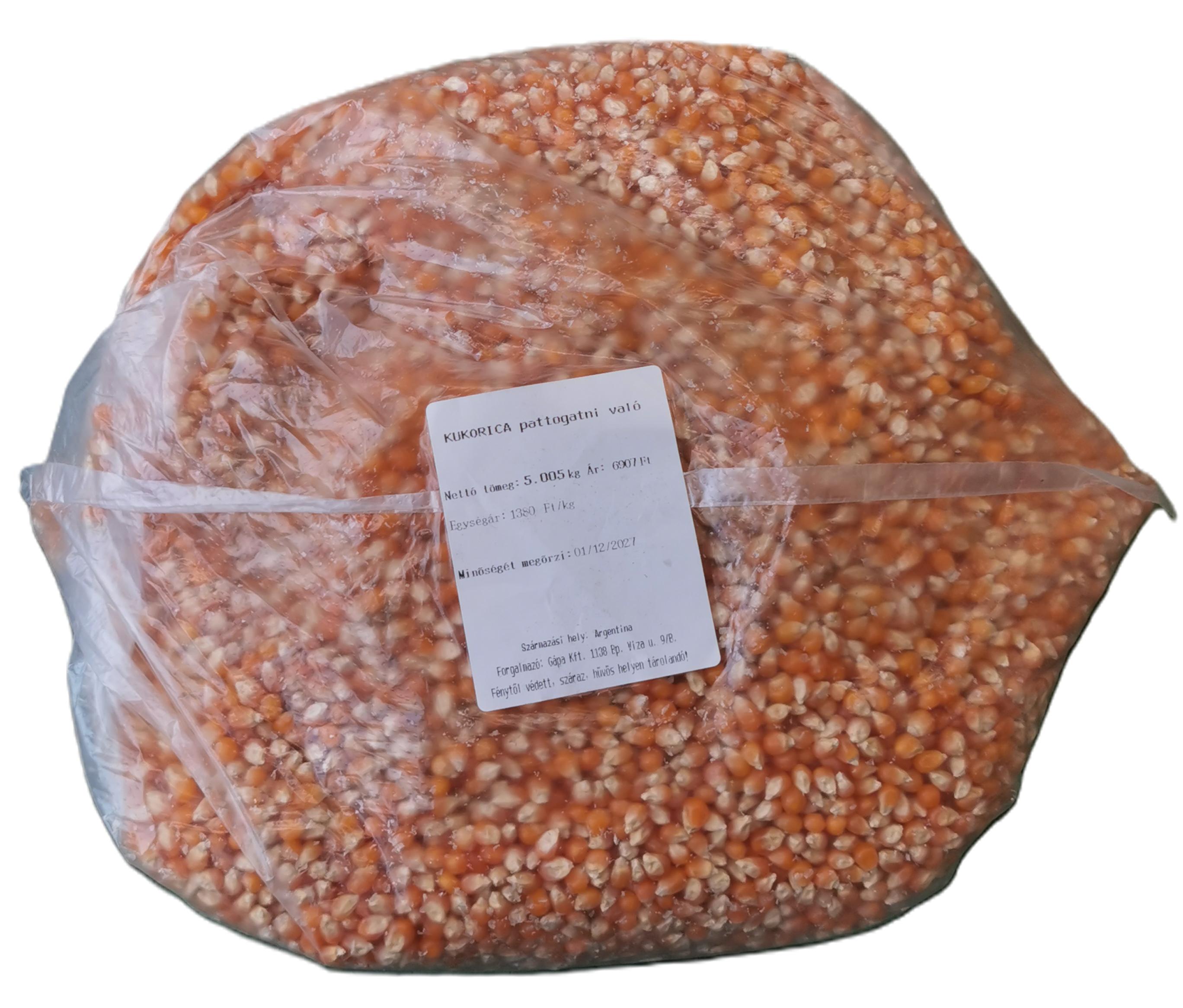 Pattogatni való kukorica (popcorn)