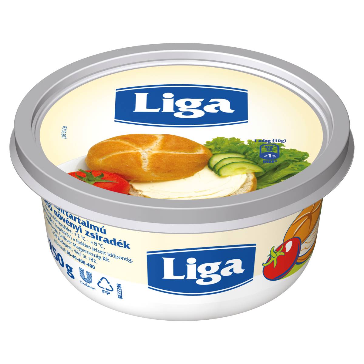Margarin csészés Liga 450 g (12 db/#)