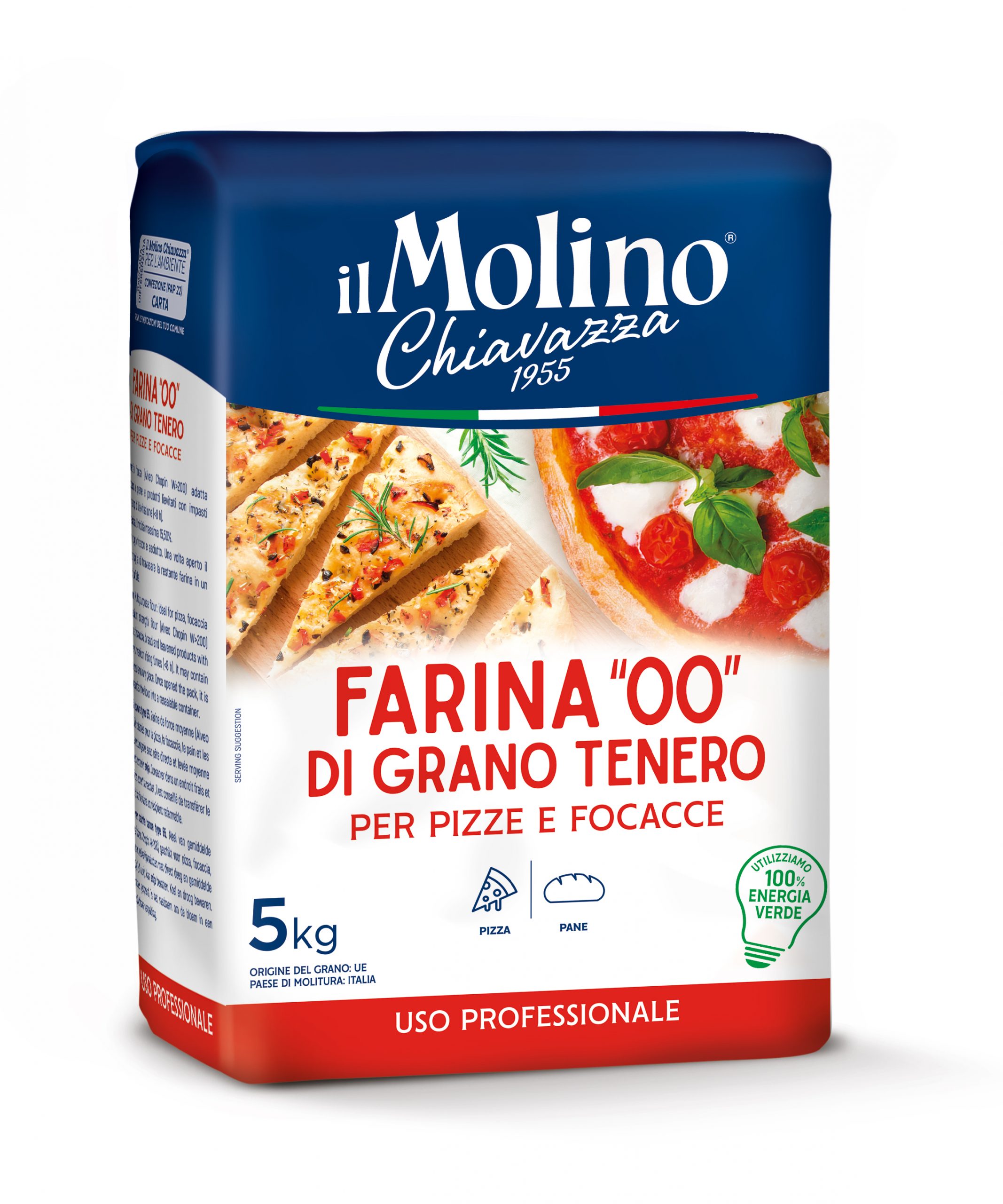 Pizzaliszt 5 kg  Molino(olasz )