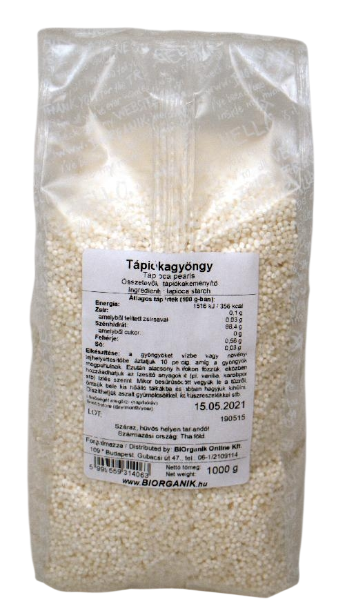 Tápióka gyöngy 1 kg