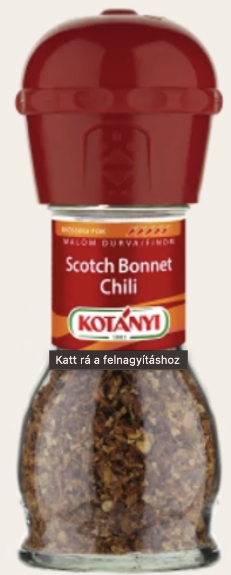 Kotányi Malom scotch bonnet chili 20 g