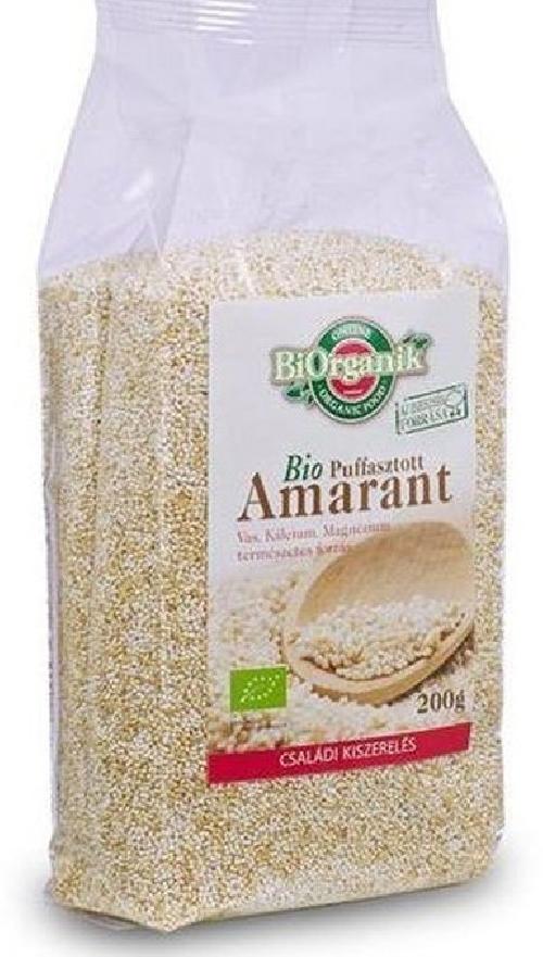 Amaránt Puffasztott 200 g BIORGANIK
