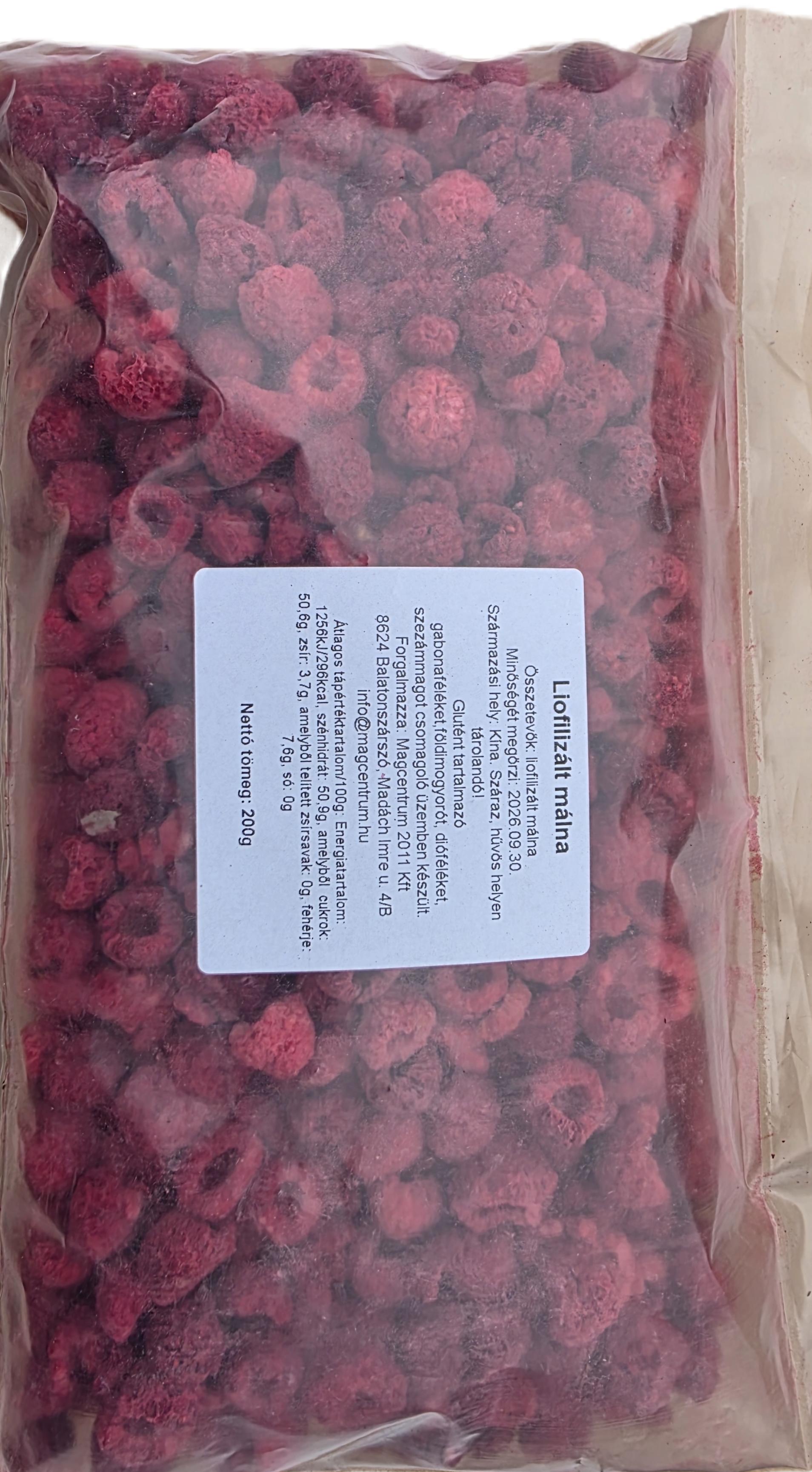 Liofilizált málna 200 g