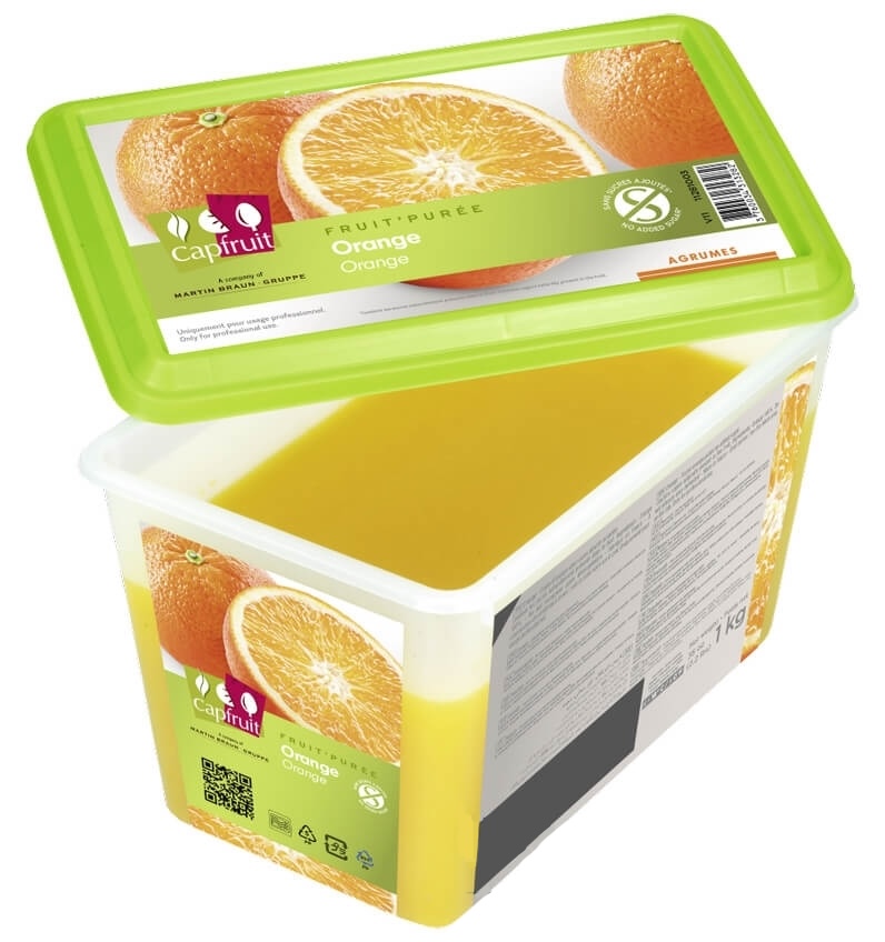 Narancs püré 100% 1 kg CAPFRUIT mirelit