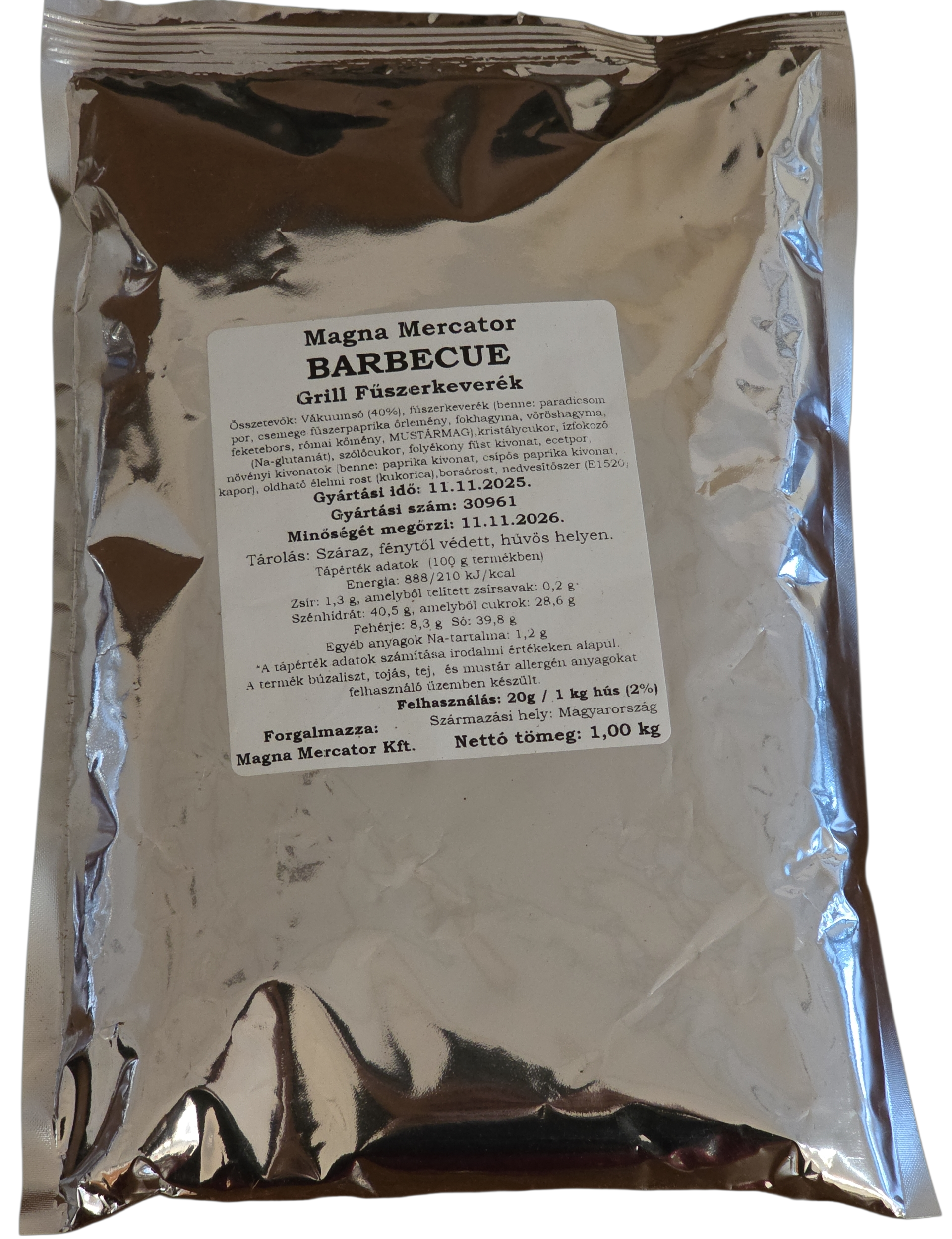Barbecue fűszerkeverék 1 kg MAGNA