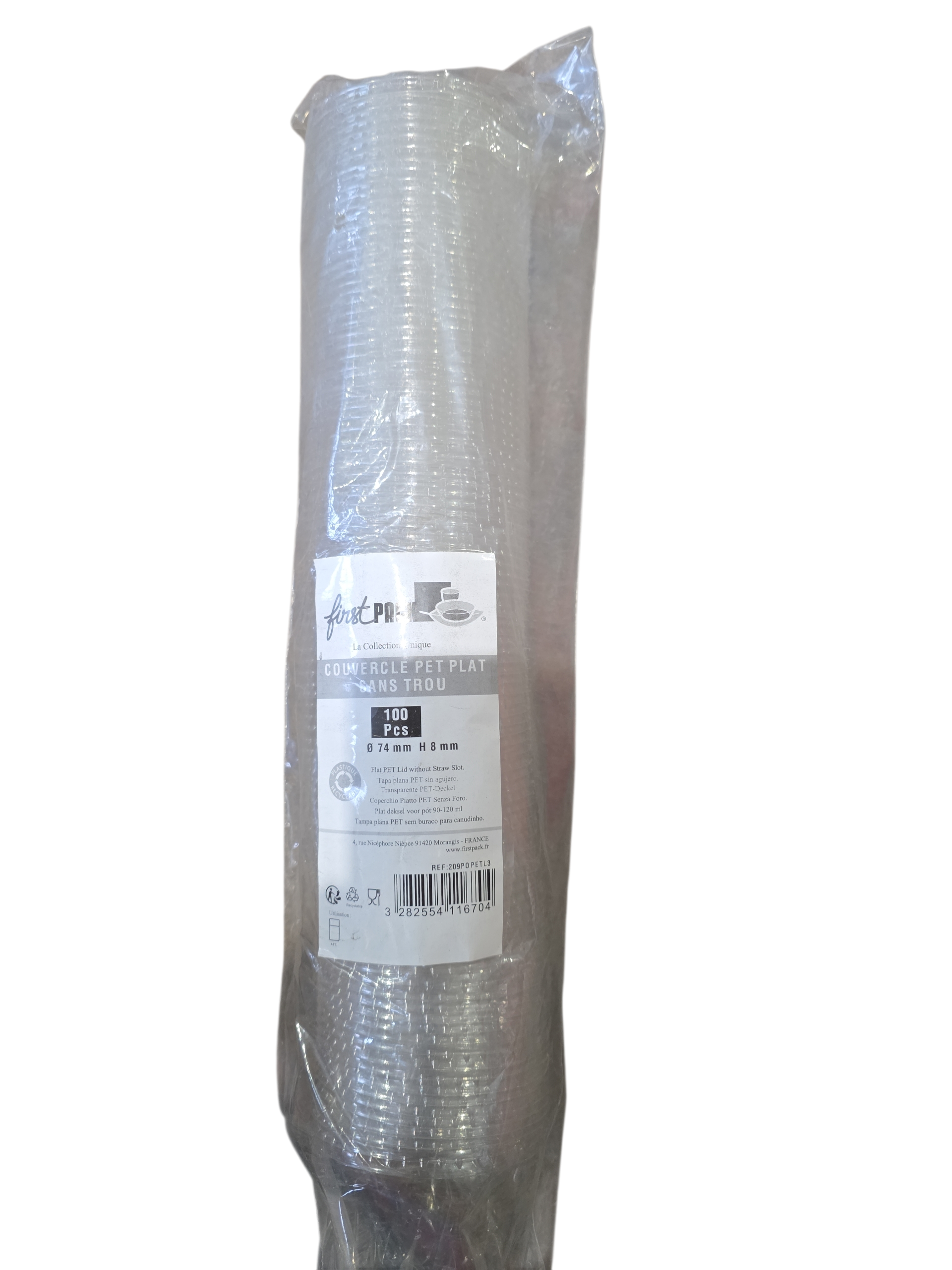 Fagylaltos papírtégely tető 74 mm (100 db-os)