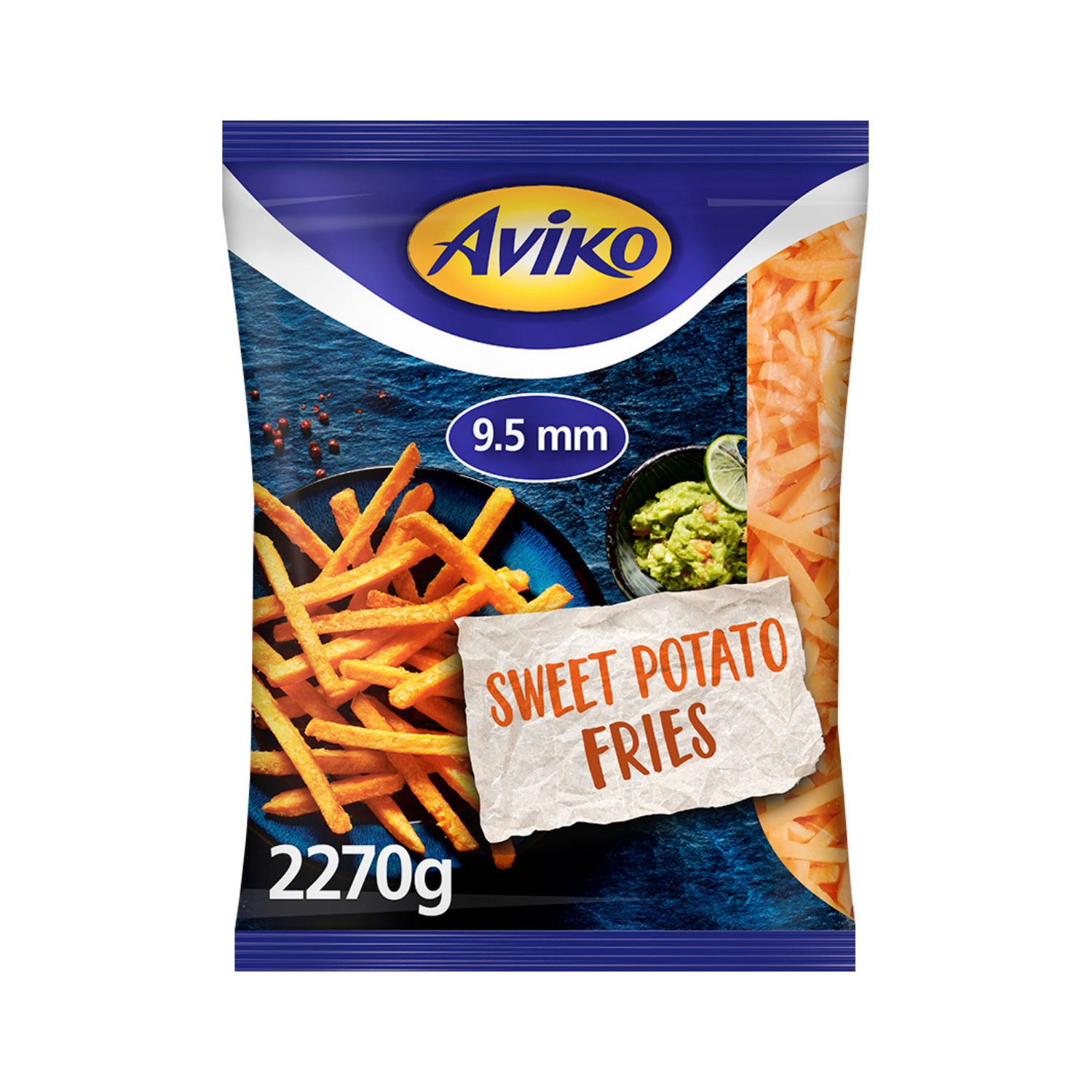 Édesburgonya hasáb 2,27 kg AVIKO mirelit - db. - Nincs-30875 - db. - 00030875