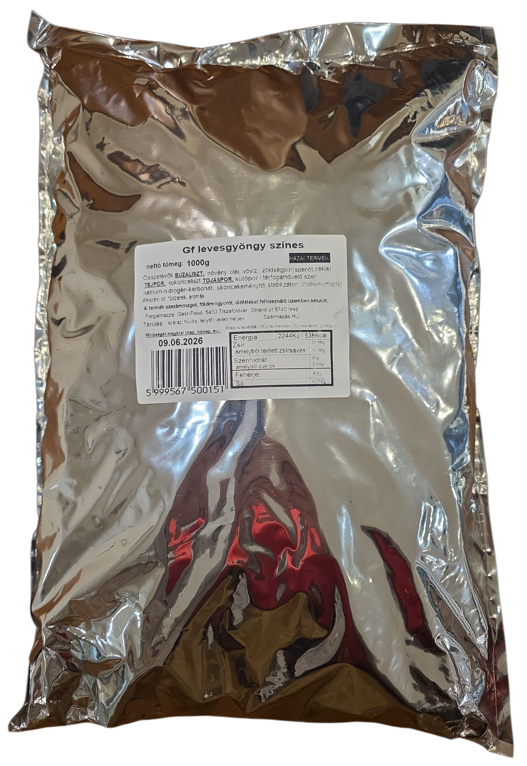 Levesgyöngy színes 1 kg