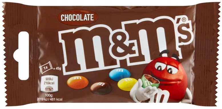 M&M drazsé csokoládés 45 g 