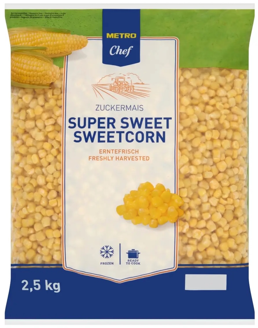 Kukorica morzsolt  Super Sweet 2,5 kg mirelit