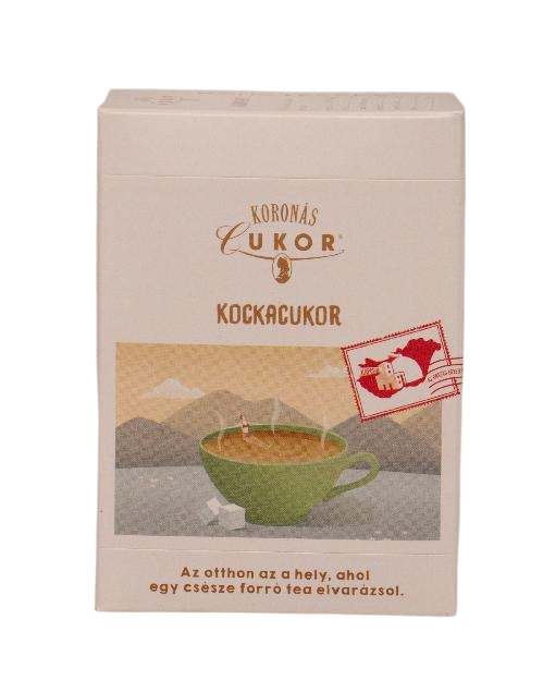 Kockacukor 500 g (12 db/#) KORONÁS