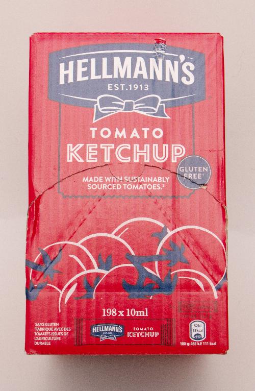 Ketchup mini tasakos 10 ml (198 db/#) HELLMANNS