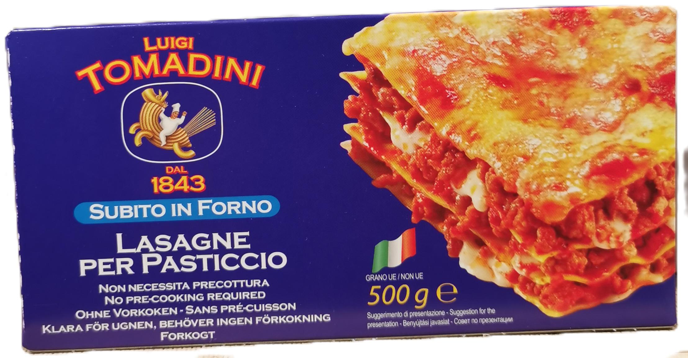 Lasagne 500 g TOMADINI