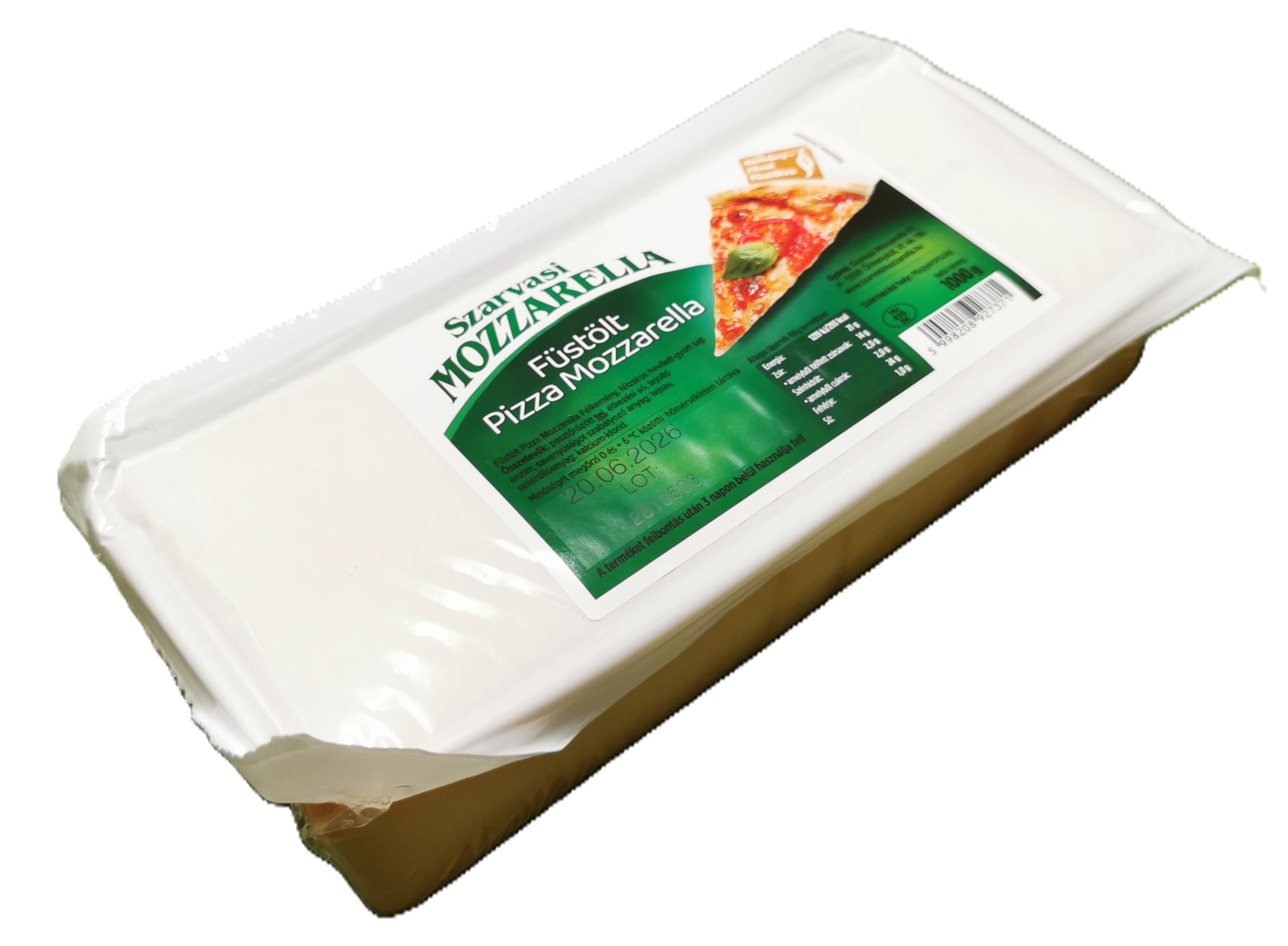 Pizza Mozzarella füstölt 1 kg SZARVASI