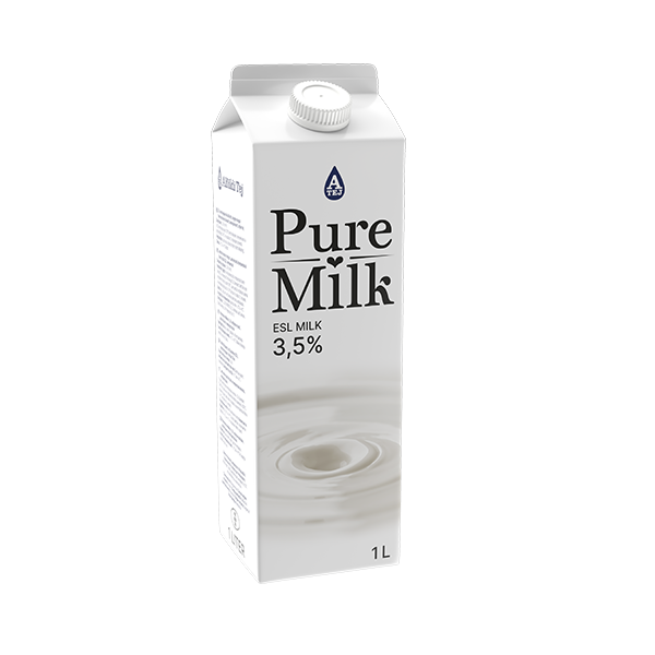 UHT Tej 3,5% import (kupakos) 1 l PURE
