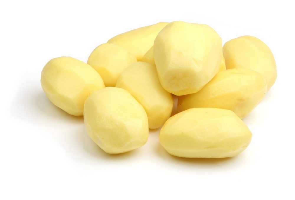 Tisztított burgonya egész /kg KÉZI FR