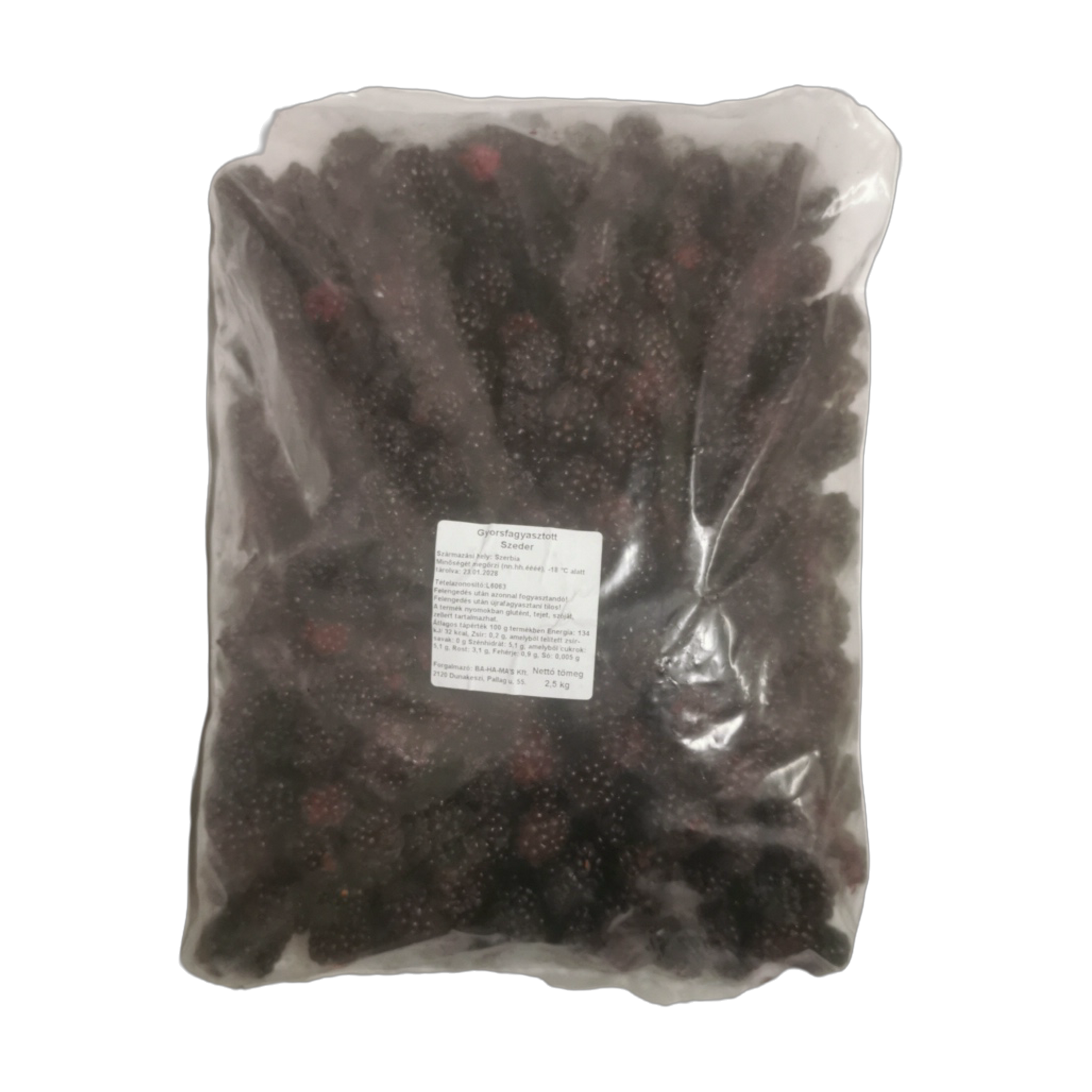 Szeder 2,5 kg mirelit