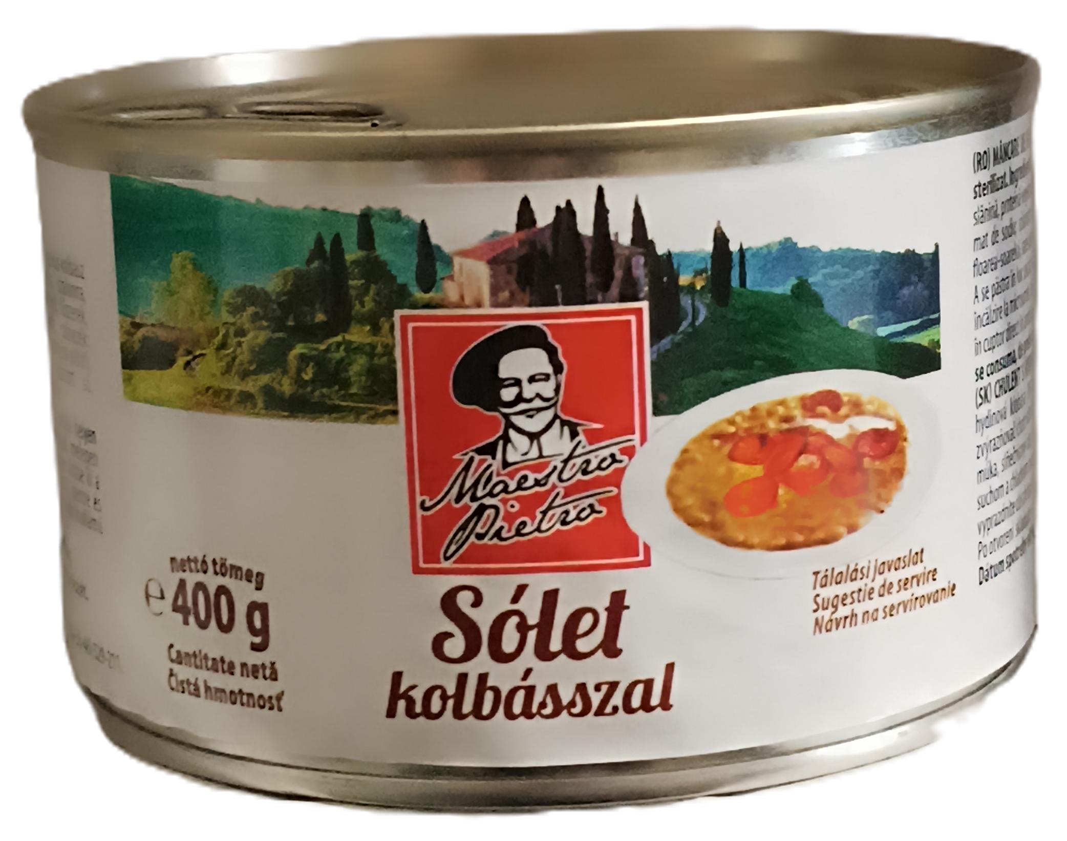Sólet csípős kolbászos 400 g MAESTRO PIETRO
