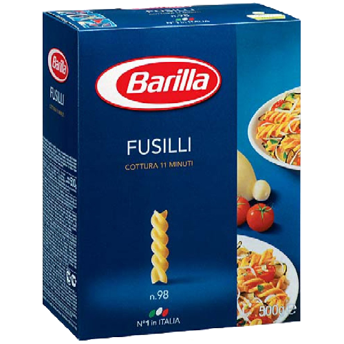 Fusilli (orsó) durum 500 g BARILLA n.98
