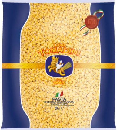 Corallini rigati (kis gyűrű) 5 kg TOMADINI