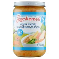 Bébiétel vegyes zöldség pulykahússal és sajttal 220 g (8hó) HIPP/KREL