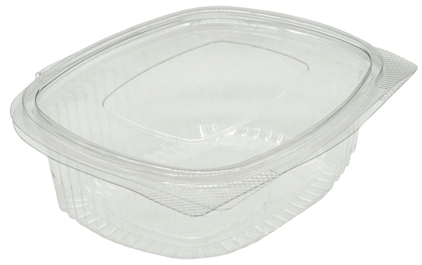 Salátás tál ovális 250 ml (50 db/#) EGYBEFEDELES