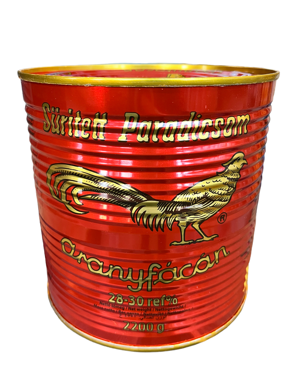 Paradicsompüré 28-30% 2.200 g ARANYFÁCÁN/KREL