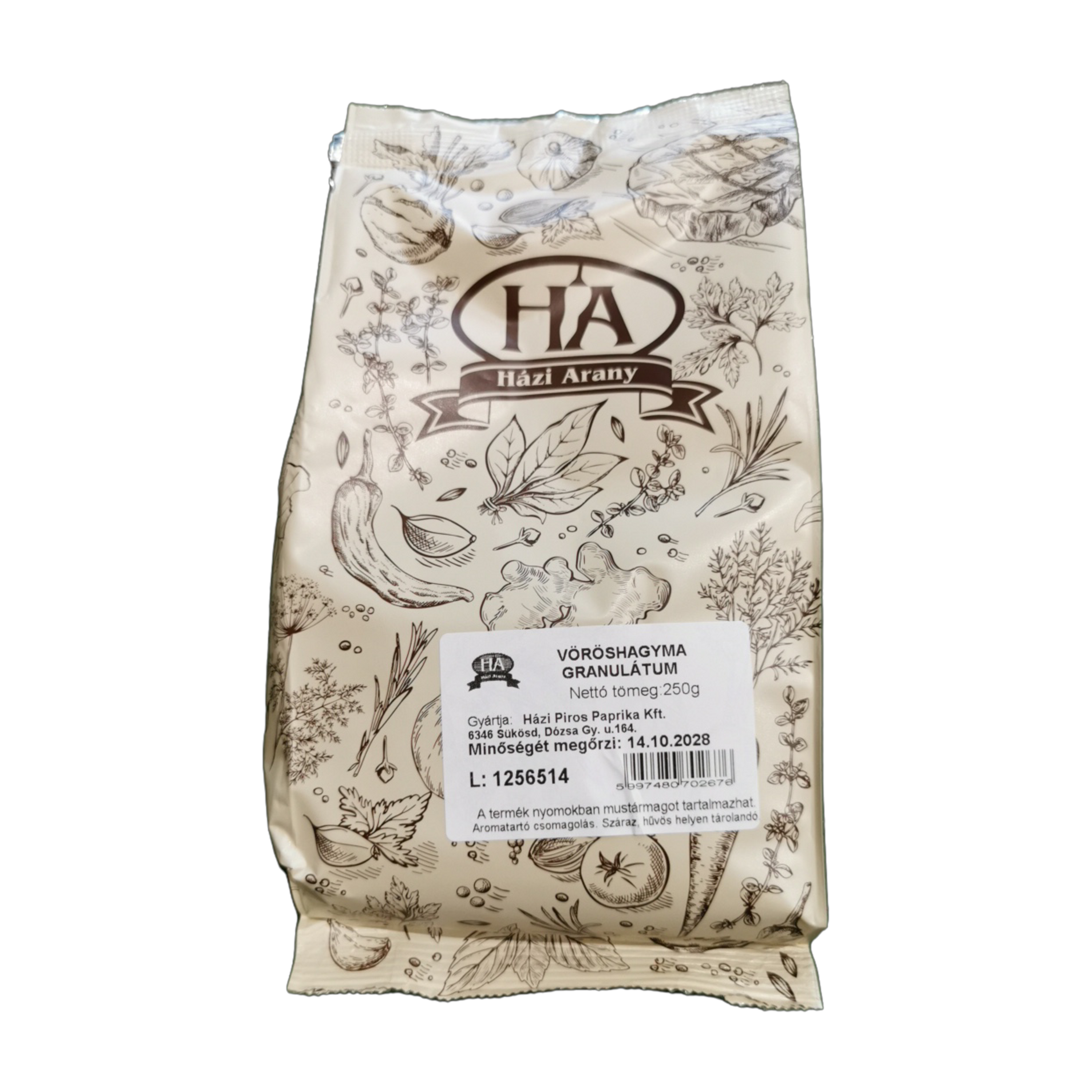 Vöröshagyma granulátum  250 g H.A.