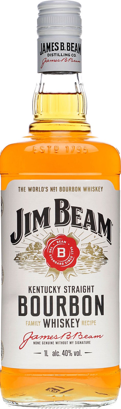 W Jim Beam Whiskey 40% 1 l DRS