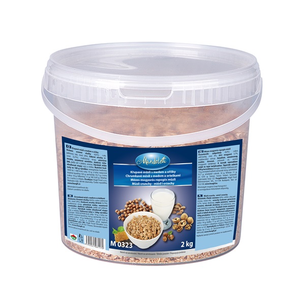 Müzli mézes-mogyorós ropogós 2 kg HÜGLI