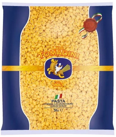 Tomadini kagyló közepes conchigliette 5 kg