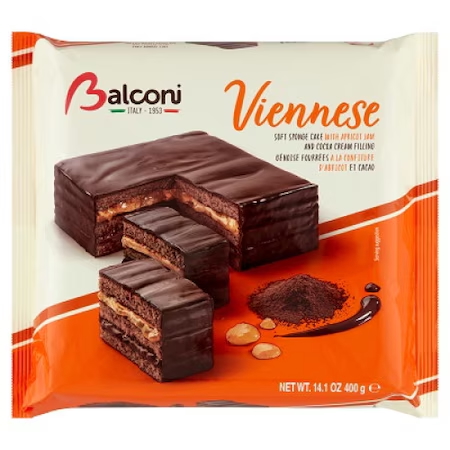 Balconi csoki torta Viennese 400 g