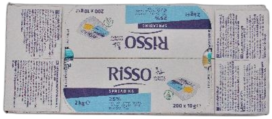 Margarin Mini light 10 g (200 db/#) VITELMA RISSO