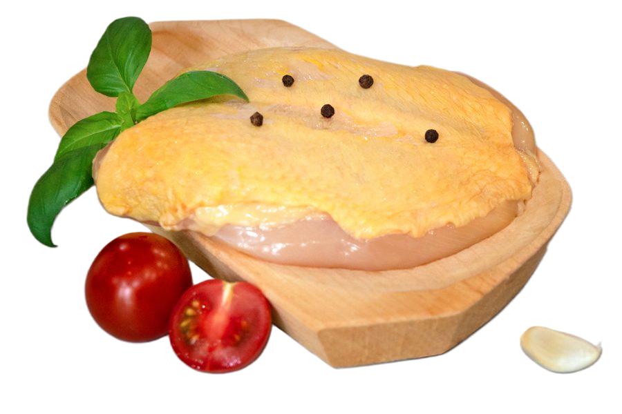 Csirkemell filé bőrös prémium (sárga)